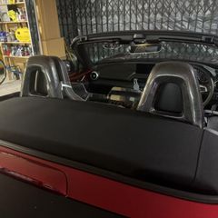 GK FACTORY マツダ ロードスター ND シート背面用カーボンファイバー装飾カバー 1セット