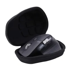 【在庫セール】ワイヤレスマウス 収納ケース Logicool ロジクール MX Master 3/MX MASTER3s /MX MASTER 2S 無線マウス対応 (ブラック) -Aenllosi（ケースのみ）