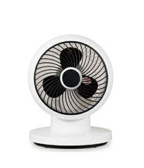 C:NET サーキュレーター ラジアルスイング 静音モード 26畳 360度 上下左右首振り ホワイト ccar110wh