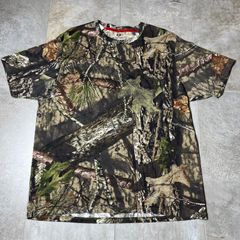 MOSSY OAK モッシーオーク 半袖 Tシャツ 迷彩柄 リアルツリーカモ柄 ロゴ ミリタリー XLsize  古着