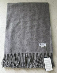 JOHNSTONS OF ELGIN ジョンストンズ カシミア マフラー 大判ストール メンズ レディース 70ｘ190cm LIGHT　GREY