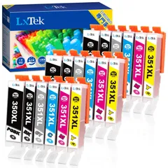 【在庫処分】MG7130 MG7530 MG6730 対応機種：MG7530F bci-350 MG6530 bci-351 6色セット*3(合計18本) MG6330 350 351 MG5630 インク キャノン(canon)用 MG5530インク 互換イのサムネイル