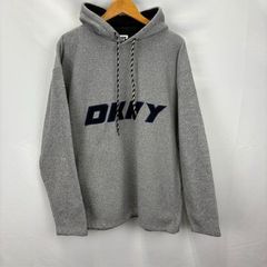 90年代 DKNY JEANS (DONNA KARAN NEW YORK) フリース　プルオーバー　フーディ　D-TK6259 06112706 01