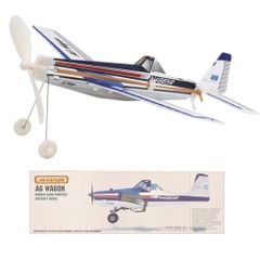 アビエイター ＡＧワゴン [ゴム飛行機 子供 飛行機 おもちゃ 玩具 飛ぶ 楽しい おすすめ プレーントイ ゴム動力飛行機 紙飛行機]【B-2873_055590】