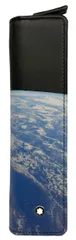 未使用 MONTBLANC モンブラン ジップ ペンケース 124475地球