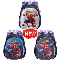 ✨新品✨スパイダーマン リュックサック 男の子 キッズ 子供用バッグ 宇宙柄 青色 遠足 通園 通学 入園祝い 入学祝い 誕生日プレゼント 軽量 大容量 撥水加工 かわいい 幼稚園 保育園 サイズ25×30×14cm 習い事バッグ 遠足バッグ