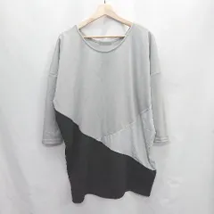 ◇ alcali アルカリ 長袖 カットソー サイズ表記なし グレー系 レディース E  【1406050062040】