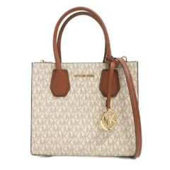 マイケルコース MICHAEL KORS 美品 ハンドバッグ ショルダー 2WAY MKロゴ 茶 ブラウン ベージュ