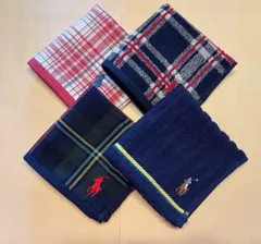 2024年最新】(ラルフローレン) Ralph Lauren メンズ ハンカチ 1枚 赤