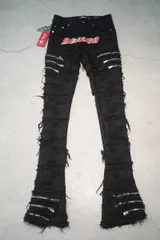 Who Want It フレアパンツ　GUAPI valabasas VALABASAS(ヴァラバサス) フレアパンツ ブラック サイズ 30