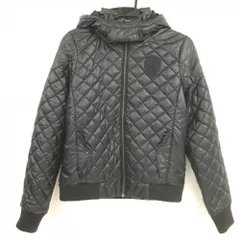 プーマ 2WAY中綿ジャケット 黒 キルティング フード着脱可 レディース L ゴルフウェア PUMA