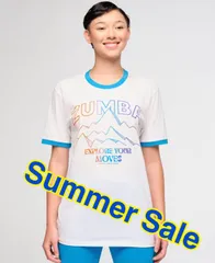 新作♪ズンバ Zumba Explore Ringer Tee - Wear It Out White Zumba Explore Ringer Tee - Wear It Out White – Zumba Wear