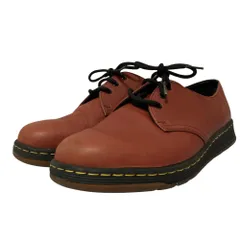 良品 Dr.Martens ドクターマーチン CAVENDISH キャベンディッシュ レザー 3ホールシューズ UK7 26cm チェリーレッド ブラウン メンズ 古着 中古 USED