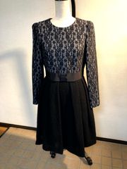 N1063. フォーマルワンピース黒M