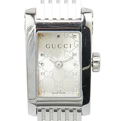 稼動美品　GUCCIグッチ1800Ｌレディース腕時計チェンジベルト新品1本付き GUCCI グッチ チェンジベルト ウォッチ 1800L ホワイト文字盤 GP