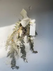 参考J流木ハンガーつき生枝もみの木ミニフライングリース冬オーナメント貝殻 参考J流木ハンガーつき生枝もみの木ミニフライングリース冬