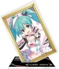 【中古】アクリルスタンド・アクリルパネル 初音ミク 2019Ver. 「初音ミク GTプロジェクト トレーディングアクリルスタンド」