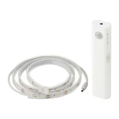【 新品 未開封 】 オーム電機 LEDテープライト明暗+人感センサー付き乾電池式テープ長さ1m NITBLA6TB10 未使用 送料無料のサムネイル