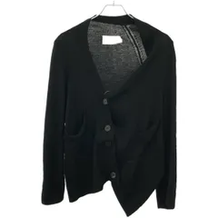 Maison Martin Margiela メゾン マルタン マルジェラ 2006AW 白タグ変形ニットカーディガン 31HA019 ブラック Mのサムネイル