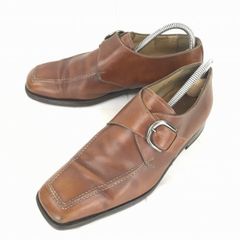 クリスチャンオラーニ】マッケイ製法/モンクストラップ/25.5cm/幅広3E 