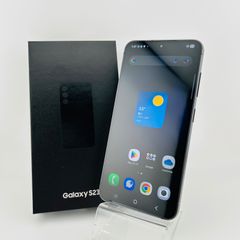 美品 バッテリー良好 Galaxy S23 256GB ブラック SIMフリー(simロック解除済) 中古 本体 動作確認済  【最短送料無料】M-077