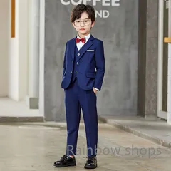 入学式　男の子　130 子供服 フォーマル スーツ おしゃれ 入学式 卒業式 男の子
