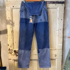 50s モンサンミッシェル　モールスキン　ブルー　ブラック　パンツ　ボトム　古着 1950s ヴィンテージ モンサンミッシェルモールスキンパンツ