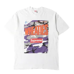 Supreme シュプリーム Tシャツ サイズ:L / 21SS Wheaties ボックスロゴ パッケージ クルーネック Tシャツ (Tee) / ホワイト 白 / トップス カットソー 半袖 / コラボ【メンズ】【中古】のサムネイル
