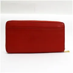 コールハーン 二つ折り長財布 レザー オレンジ 中古 ABランク COLE HANN レディース 女性のサムネイル