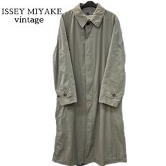 ISSEY MIYAKE イッセイミヤケ ステンカラーコート ライナー付き vintage 三宅一生 中古品