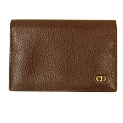 ◆Christian Dior PARIS オールドディオール レザー 名刺入れ カードケース スペイン製 メンズ