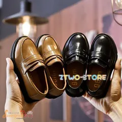 子供靴 キッズジュニア 男の子 女の子 革靴ローファーパンプス フォーマル フェイクレザー 七五三 発表会 結婚式 入学式 卒業式 学園祭