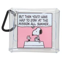 【メール便】スヌーピー ミニポーチ クリアマルチケースSS RD スヌーピーコミック ピーナッツ マリモクラフト 小物入れ キャラクター グッズ 