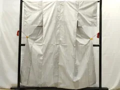 平和屋着物■本場大島紬　白大島　9マルキ　よろけ縞　正絹　逸品　AAAV6429ru