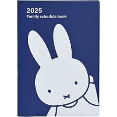 2025年 ミッフィー 家族手帳 マンスリー手帳 B6薄型 月間ダイアリー スケジュール帳 カメラ 2024年12月始まり MF865E キャラクター おしゃれ かわいい メール便