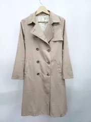 ◇ ◎ Θ earth music&ecology アース ミュージック＆エコロジー 長袖 トレンチコート サイズM ベージュ レディース P  【1409090019371】