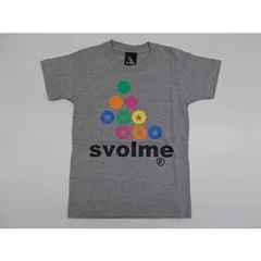 スボルメ(SVOLME) ロゴTシャツJ 120cm 163-92510 020 グレー