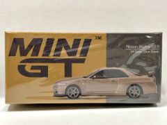 35. 【未開封】MINI GT 1/64 Nissan スカイライン GT-R R34 Mスペック シリカブレス(右ハンドル)【併売品】