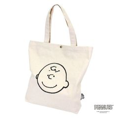 トートバッグ 外ポケットタイプ スヌーピー/ハピタス/チャーリーブラウン/新品