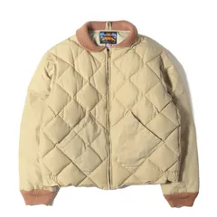Eddie Bauer エディーバウアー ジャケット サイズ:L / 日の出タグ 復刻モデル スカイライナー 60/40クロス ダウンジャケット (USA製) / ベージュ / アウター ブルゾン 上着【メンズ】【中古】