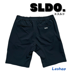 SLDO. エスルド/ハーフパンツ/ブラック/Lサイズ/ゴルフ/軽量ナイロン/春・夏