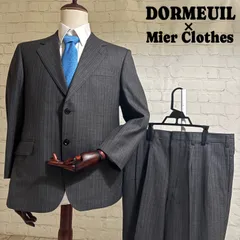 【美品】DORMEUIL×Mier Clothes 英国製生地使用 ドーメル スーツ セットアップ MS-373
