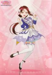 [중고] 포스터(애니메이션) A3 클리어 포스터 사쿠라우치 리코 [러브라이브! 선샤인!! The School Idol Movie Over the Rainbow] 제2탄 예매권 특전