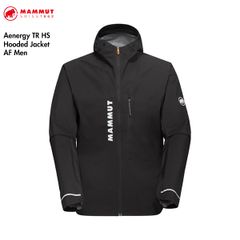 ［2025新作］MAMMUT マムート 1010-29980 Aenergy TR HS Hooded Jacket AF Men 3レイヤーハードシェルジャケット 1black　XL(Asia_XXL)サイズ