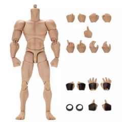1/6 スケール 黒人男性フィギュア用素体 筋肉 可動 アクション - メルカリ