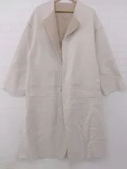 ◇ ◎ ●未使用● w closet タグ 大人女子 リバーシブル 長袖 ラップ コート サイズF エクリュー ベージュ レディース P 1308010010644のサムネイル