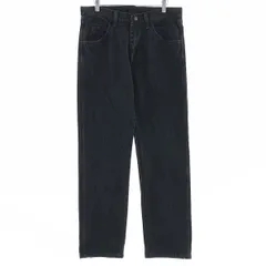 古着 ラスラー RUSTLER ブラックデニム ストレートデニムパンツ メンズw33相当/eaa404611