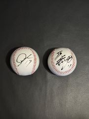 NEWモデル MLB！大谷翔平選手直筆サインボール2球、色紙セット メルカリ - 記念グッズ