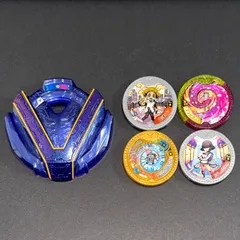 新品★妖怪ウォッチ★妖怪Yメダル☆カスタムベゼル　4枚セット　呪われた古時計　トイレの花子さん　友道くん　アソビマショ　ミステリアルメダル　怨霊メダル　コマンドメダル　妖怪学園Y