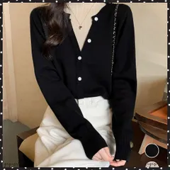 レイヤード風 ニットトップス ハイネック レディース 重ね着風 ニットウェア バイカラー ニットセーター カジュアル 前飾りボタンニットソー 切り替え トップス 配色トップス 長袖 着回しニット春秋冬 着やせプルオーバー